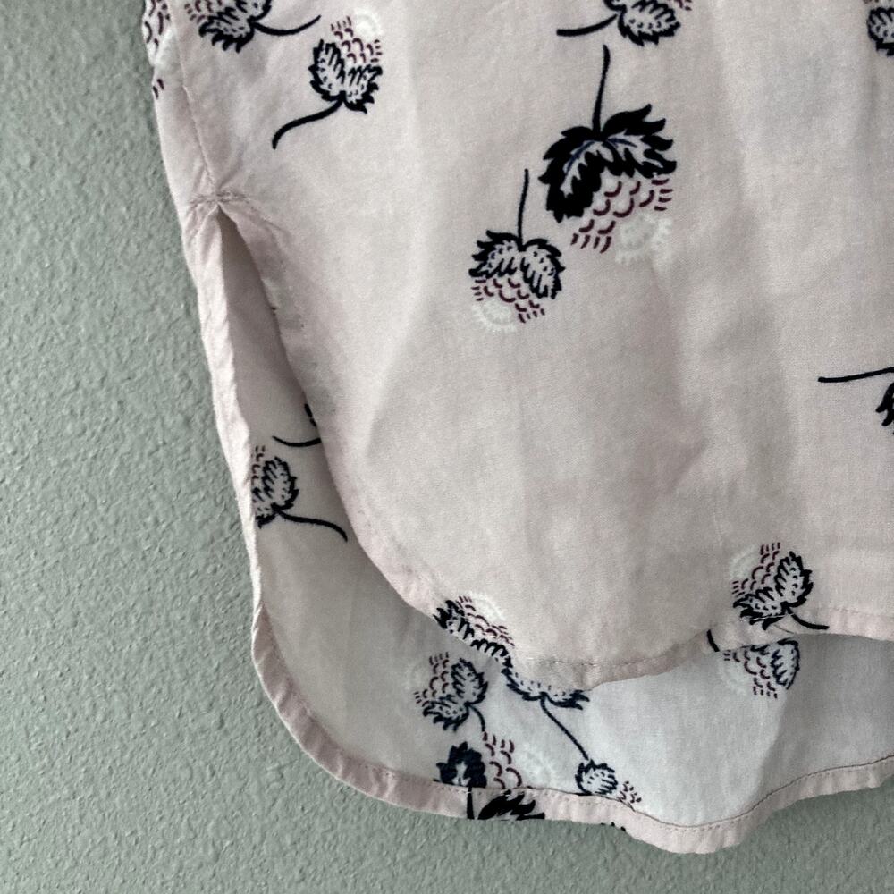 Pendleton Printed Short Sleeve Button Front Blous… - image 6